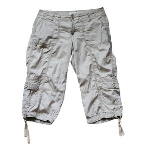 Cato Khaki Cargo Capris